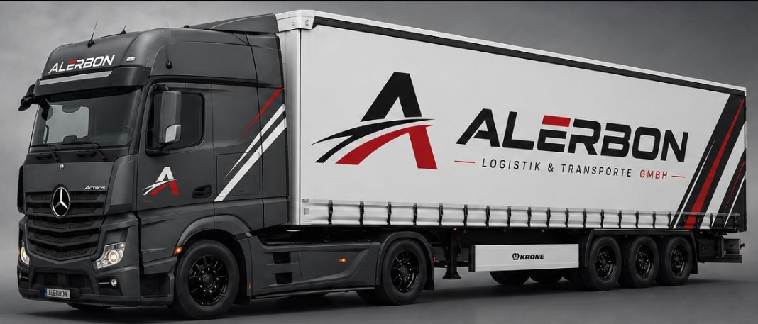 Sattelzug im neuen Alerbon Fahrzeugdesign
